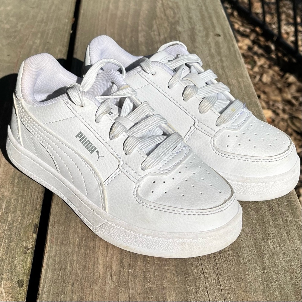 Puma Classic White Athletic Shoes